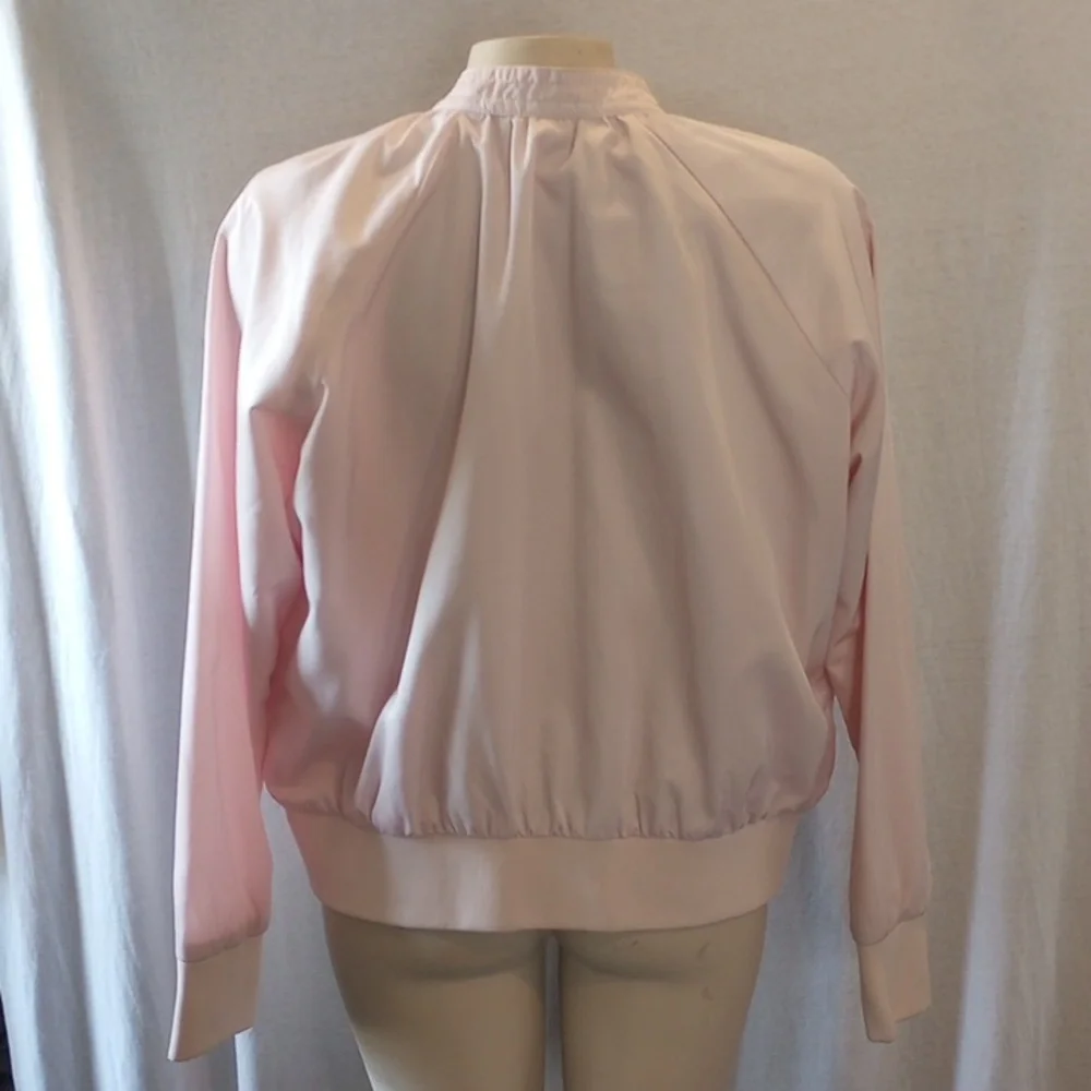 Free People Light Pink Bomber Jacket, EUC Medium - Picture 5 of 5